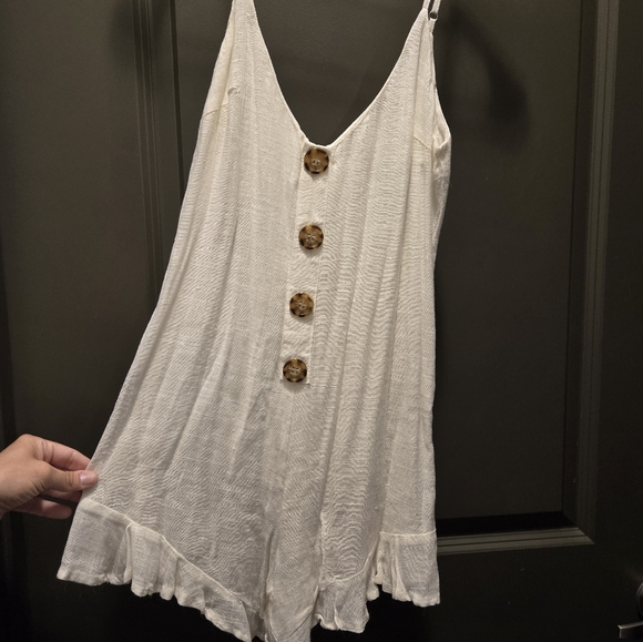 Princess Polly White Romper Size 4 - Picture 2 of 5